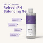 Her Fantasy Box | Refresh pH Balancing Shower Gel - Natural Feminine Hygiene Solution for Gentle Cleansing, Odor Control, and Skin Nourishment - pH-Balanced Formula for All Skin Types (16 oz)