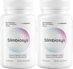 Slimbiosys Ultra Probiotic Capsule - Pre & Probiotics for Women & Men - Support Your Microbiome (2 Pack, Slimbiosys)