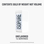 Isopure Collagen Peptides Powder, Promotes Hair, Nail, Skin and Joint Health, with Vitamin C and Biotin, Unflavored, 20g Collagen Peptides Per Serving, 11.36 Oz, 14 Servings (Packaging May Vary)