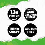 WILDE Protein Chips Spicy Queso, Thin and Crispy High Protein Snacks, Keto Friendly, Low Carb Chips, Real Ingredients, 1.34oz (Pack of 8)