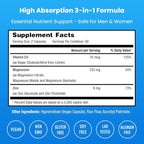 NutraChamps Magnesium Zinc & Vitamin D3 Supplement - Most Bioavailable Forms; Magnesium Glycinate, Malate, Citrate - Bone, Muscle & Heart Health, Immune Support - 120 Vegan Capsules