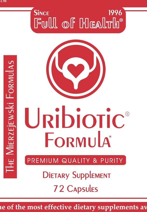 Uribiotic Formula [72 Capsules] Since 2003 – Advanced Support for Urinary Bladder, Prostate & Kidney Health | Dietary Supplement | 60 Quality Ingredients