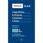 RXBAR Protein Bars, Protein Snack, Snack Bars, Blueberry, 22oz Box (12 Count)