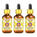 Deve Herbes Pure Madhuca Indica Oil (Madhuca Indica) with Glass Dropper Cold Pressed (Pack of Three)100ml X 3 (10 oz)