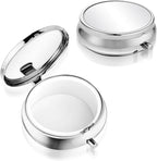 Sibba Portable Medicine Pill Case, Travel Multi-Functional Moisture Proof Pill Box for Purse & Pocket, Cute Metal Medicine Pill Organizer Box for Vitamins, Fish Oil & Supplements(1 Compartment)
