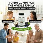 Activated Organic Charcoal Gummies for Kids and Adults, Digestive Health, Gas and Bloat Relief, Detox, Natural Berry Flavor, 60 Count