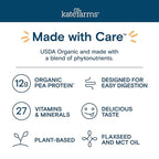 KATE FARMS Organic Pediatric 1.2 High Calorie Chocolate Nutrition Shake,12g Protein,27 Vitamins and Minerals,Meal Replacement,8.45 oz,(Pack of 24)