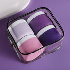 Kuangre Travel Containers for Toiletries, Silicone Cream Jars BPA-Free, Leak-proof 3oz Travel Size Containers, Portable Size Silicone Jars with Lid for Cosmetic Face Hand Body Cream (4 Pack)