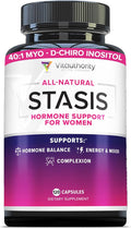 Myo-Inositol D-Chiro Women's Hormone Balance Supplement - 40:1 Myo-Inositol & D-ChiroInositol Blend with DIM for Hormone Balance for Women - Health Vitamins for Skin, Energy, & Cycle Support (1 Month)