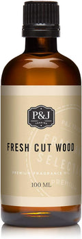 P&J Trading Fresh Cut Wood Essential Oil, 100ml - Candle Making, Diffuser, Soap, Perfume, Aromatherapy