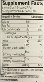 365 by Whole Foods Market, Soy Protein Powder, Unsweetened Vanilla Flavor, 15.63 oz