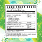 Youngevity Ultimate Enzymes - Digestive Support Formula | Made with Betaine Hydrochloride | Natural Enzyme Blend | 3 Bottles