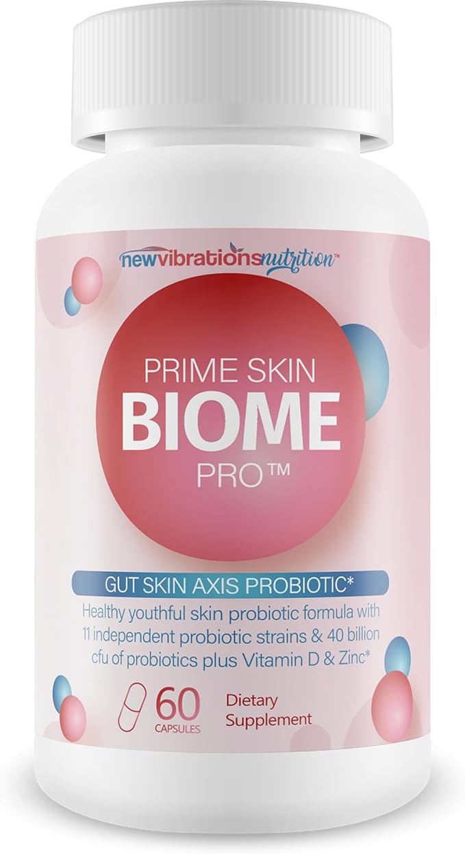 Prime Skin Biome Pro - Our Best Anti Aging Skin Supplement - Skinn & Toenail Fungus Fighter - Anti Wrinkle Pill - Reactivate Anti Aging Pills for Women & Men - Fungus Probiotic Fungal Pills