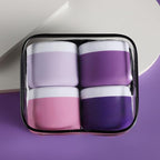 Kuangre Travel Containers for Toiletries, Silicone Cream Jars BPA-Free, Leak-proof 3oz Travel Size Containers, Portable Size Silicone Jars with Lid for Cosmetic Face Hand Body Cream (4 Pack)