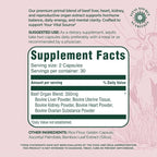 Vital Source Nutrition - BiFi Capsules - Beef Organ Primal Blend - Premium Ancestral Supplements for Women - Supports Hormone Health, Energy, & Stamina - Daily Vitality - No Artificial Ingredients