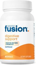 Bariatric Fusion Digestive Support: Digestive Enzymes with Probiotics | Vegan Supplement | Probiotics for Digestive Health and Gut Health Support | Gluten, Dairy & GMO Free | 60 Capsules
