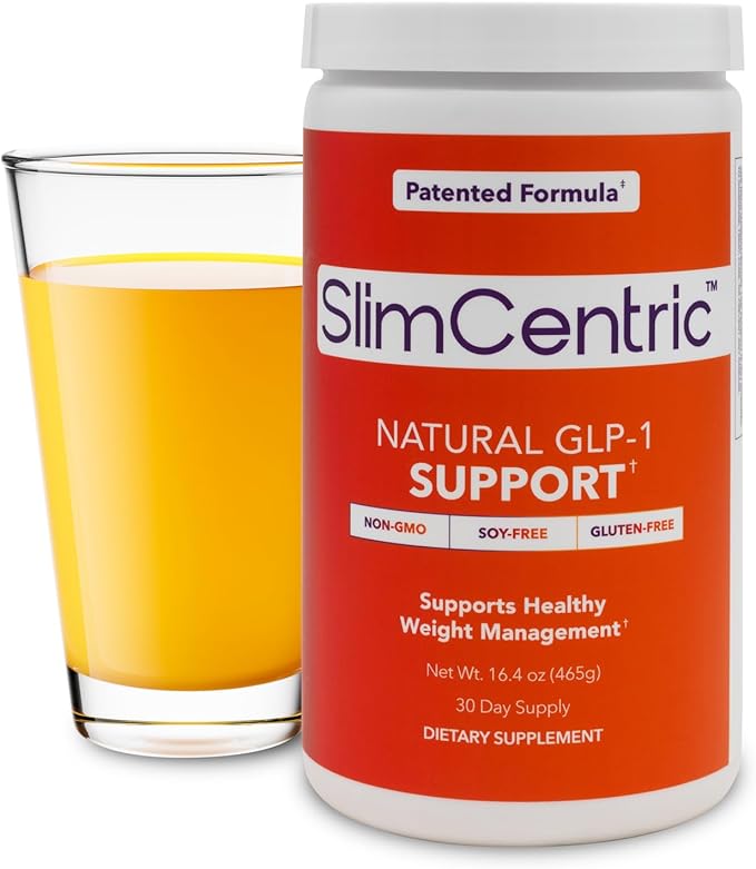 Natural GLP-1 Supplement Powder for Women and Men, Proven to Boost GLP1 Levels 5× Over Placebo, Supports Healthy Metabolism & Lean Muscle, Made in USA, Non-GMO, Cruelty-Free, 60 Servings
