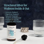 Colloidal Silver Liquid - Structured Silver Water with 30ppm Colloidal Silver pH Balanced for Daily Immune and Gut Support (4 oz (Pack of 1))