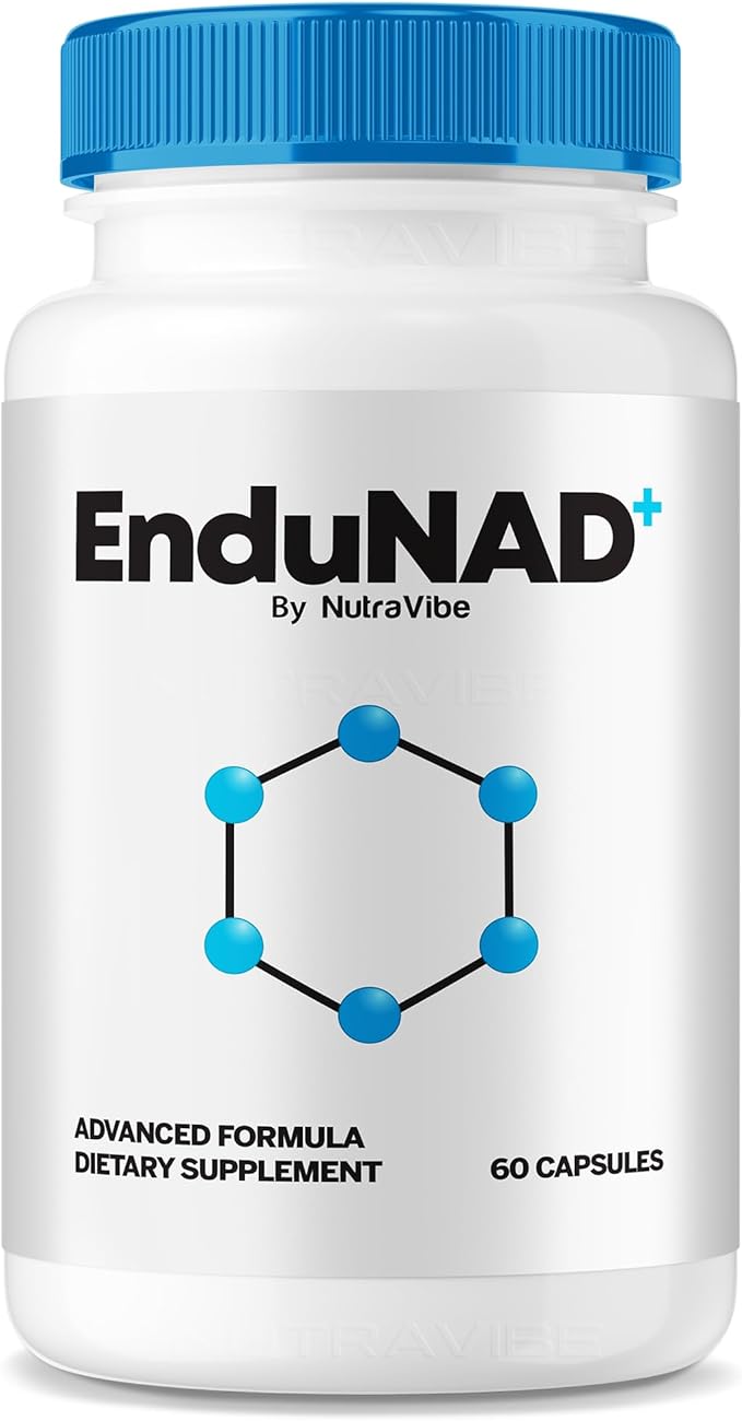 EnduNAD – Daily Cellular Energy Formula with a Clean, Natural Blend to Help Maintain Focus, Clarity & Inner Balance | Gentle, Easy-to-Swallow Pills for Recharged Body (60 Capsules)