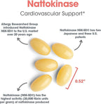 Allergy Research Group - Nattokinase Supplement NSK-SD 2000 FU, 100mg - Cardiovascular/Circulatory Health - 60 Softgels