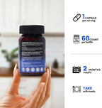 Bualle Support GLP-1 Supplement Weight Loss | GlucoVantage® DHB + Akkermansia Probiotic | Super Berberine for 5X Bioactive Appetite, Metabolic & Gut Support, 60ct | Perfect with Sea Moss Capsules