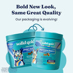 Solid Gold Hip and Joint Supplement for Dogs - Glucosamine Chondroitin MSM for Advanced Joint & Mobility Support - Omega 3 Fish Oil Antioxidant & Immune Health Support