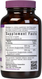 Bluebonnet Albion Chelated Calcium Magnesium Caplets, 60 Count
