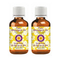 Deve Herbes Pure Wheatgerm Oil (Triticum vulgare) Cold Pressed (Pack of Two) 100ml X 2 (6.76 oz)