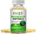 Magnesium Glycinate Supplement 500mg, High Absorption Dietary Supplement Softgels for Sleep, Muscle, Heart Support, Gluten Free, Non GMO, 180 Capsules, 90 Day Supply