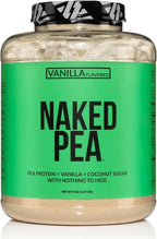 Naked Pea - Vanilla Pea Protein Isolate from North American Farms - 5lb Bulk, NSF Certified, Plant Based, Vegetarian & Vegan Protein Power, Easy to Digest, Non-GMO, Gluten Free, Lactose Free, Soy Free