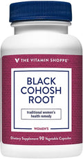 The Vitamin Shoppe Black Cohosh Root Supports WomenaTMs Health (90 Vegetable Capsules)