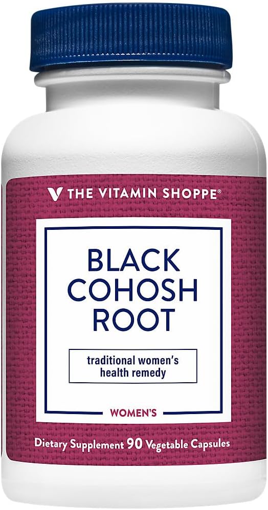 The Vitamin Shoppe Black Cohosh Root Supports WomenaTMs Health (90 Vegetable Capsules)
