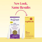 RepHresh Odor Eliminating Vaginal Gel, Feminine Care pH Balance for Women, 4 Count (0.7oz)