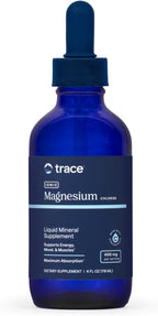 Trace Minerals Ionic Magnesium - Liquid Ionic Magnesium to Support Immune, Brain & Heart Health - Supplement to Aid Energy & Vitality - Supplement with Magnesium & Sodium - 4 fl oz (30 Servings)