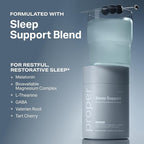 Proper, The Blues Sleep Aid – Nutrient-Dense Superfood Powder with + Melatonin, Magnesium, L-Theanine, GABA, Valerian Root & Tart Cherry – Calm Supplement for Nighttime Relaxation & Sleeping