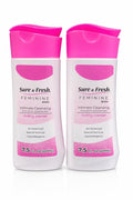 (2 pack) Sure & Fresh Feminine Wash Intimate Cleansing Subtly Scented 7.5 fl oz