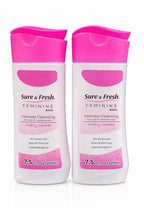 (2 pack) Sure & Fresh Feminine Wash Intimate Cleansing Subtly Scented 7.5 fl oz