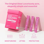 NEWTREE Low Molecular Multi Marine Collagen Peptides Protein Powder Stick for Skin Hair Nail Health & Beauty Type I III Collagen Supplement for Women Men, 30 Packets (Apple Flavor)