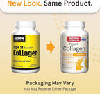 Jarrow Formulas® Type II Collagen Complex 1000 mg Supplements, Supports Skin and Joint Health, 60 Capsules, 30 Day Supply (Pack of 2)