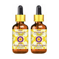 dève herbes Pure Psoralea Oil (Psoralea corylifolia) with Glass Dropper Cold Pressed (Pack of Two) 100ml X 2 (6.76 oz)