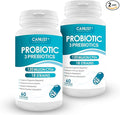 Probiotics 120 Billion CFUs 18 Strains, 3 Prebiotics & Digestive Enzymes for Men Women,Digestive & Immune Support,Shelf Stable Non-GMO 120 Capsules