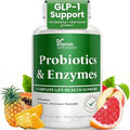 GLP-1 Support Enzymes, Pre & Probiotics for Digestive Health, Berberine Weight Loss Support, Akkermansia Muciniphila for Women & Men | Gut Health, Bloating Relief, 30 Ct