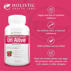Uri Alive Extra Strength Urinary Support Supplement for Urinary Tract, Bladder, Gut Flora, and Immune System Health (60 Count (Pack of 2))