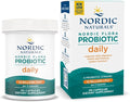 Nordic Naturals Nordic Flora Probiotic Daily - 60 Capsules - 4 Probiotic Strains with 12 Billion Cultures - Optimal Wellness, Immune Support, Digestive Health - Non-GMO, Vegan - 30 Servings
