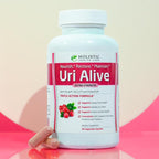 Uri Alive Extra Strength Urinary Support Supplement for Urinary Tract, Bladder, Gut Flora, and Immune System Health (60 Count (Pack of 1))