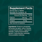 EQUELLE Multi-Symptom Menopause Relief Supplement for Women, Plant-Based S-Equol, Non-Hormonal & Non-Prescription, Fewer Hot Flashes, More Sleep, Relieves Muscle Aches, 3 Month Supply (180 Tablets)