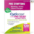 Boiron Cyclease PMS Relief Tablets for Symptoms from PMS of Bloating, Aches, Mood Swings, and Irritability - 120 Count (2 Pack of 60)