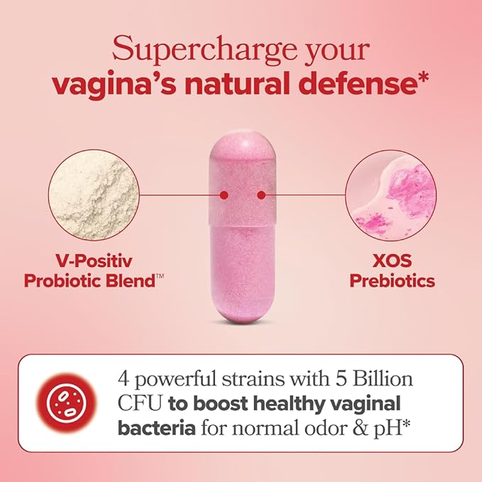 O Positiv URO Vaginal Probiotics for Women pH Balance with Prebiotics & Lactobacillus Probiotic Blend - Vaginal Health Supplement - Promote Healthy Vaginal Odor & Vaginal Flora, 60 Count (Pack of 3)