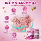 2pack Vaginal Probiotics Gummies for Women, Feminine Balance pH Gummies for Healthy Odor, Yeast Balance & Flora + Vitamin C for Immune Support -Pineapple (90Ct/ Pack)