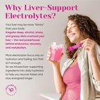 Venture Pal Hydration Packets + Liver Support- Liquid Daily IV Electrolyte Powder Packets with 7 Electrolytes & 5 Vitamins, Milk Thistle + L-Theanine | Sugar-Free | Keto Friendly | Vegan, 16 Sticks